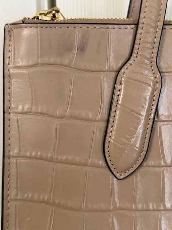 Coach Nina Carry All Tote In Taupe - Picture 4 of 11